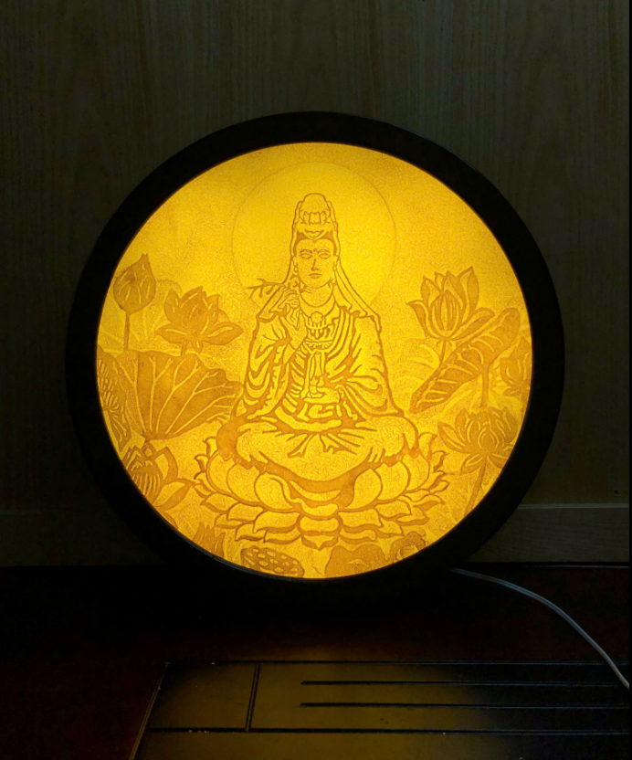 Lý Do Nên Mua Tranh Trúc Chỉ In Cây Bồ Đề Vàng Của Đức Phật